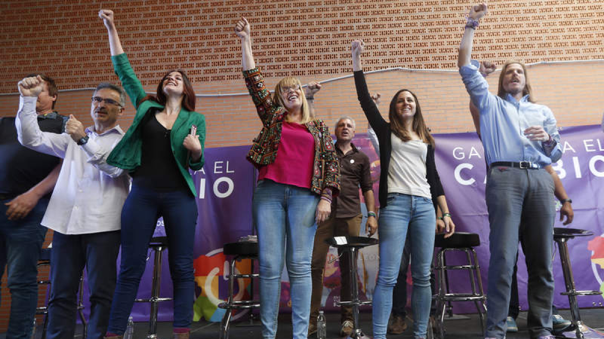 Los candidatos de Podemos. JESÚS F. SALVADORES