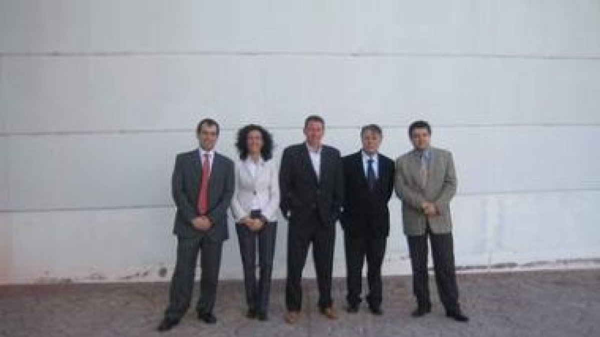 José Manuel Cendón, Belén Fernández, José Antonio Cartón, Francisco Álvarez y José Luis Ramón