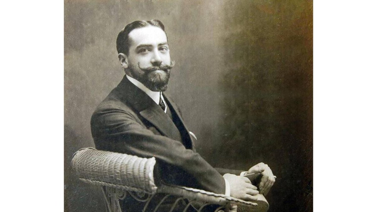 El arquitecto y diputado Amós Salvador, en un retrato de 1905.
