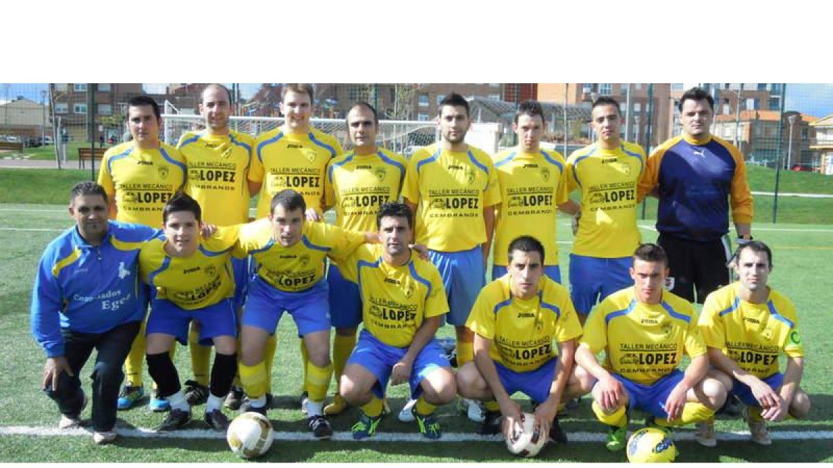Formación del equipo del Cembranos que disputa la Liga de la Amistad.