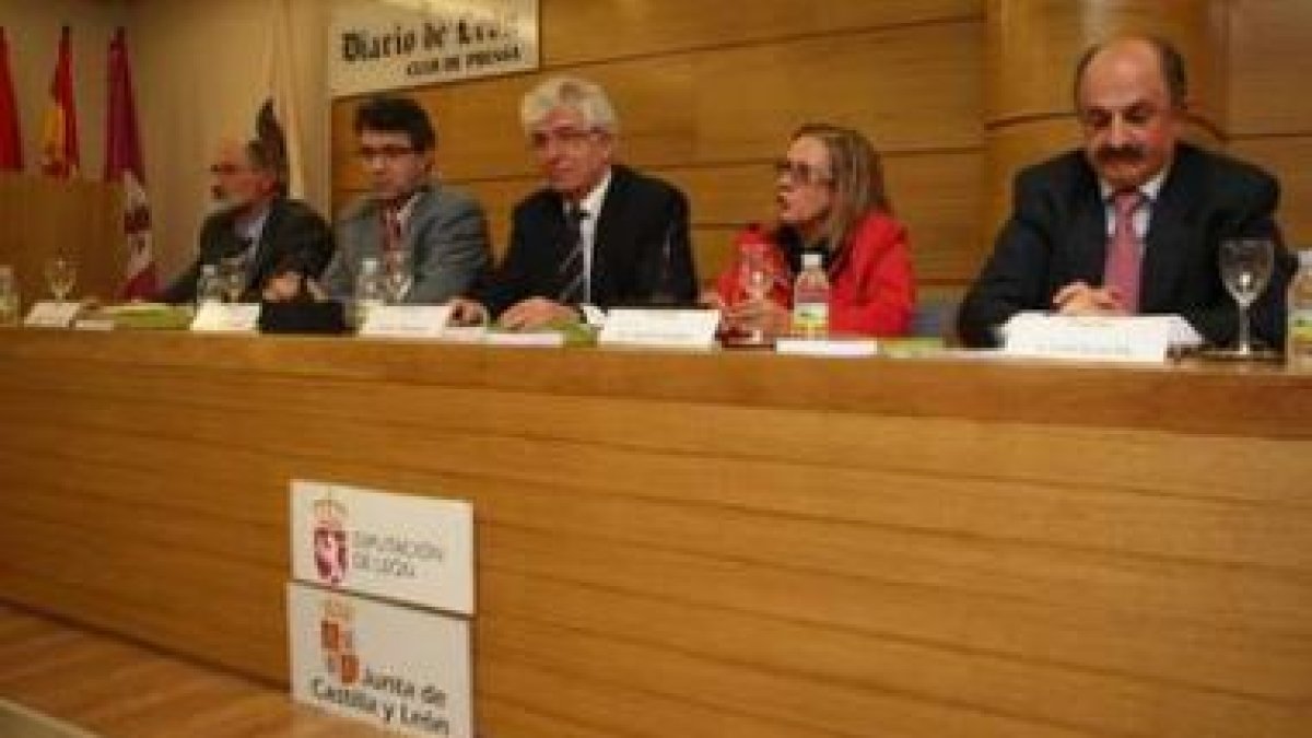José Miguel Fernández, Juan Martínez Majo, Hermida, María Jesús Mures y José Luis Placer.