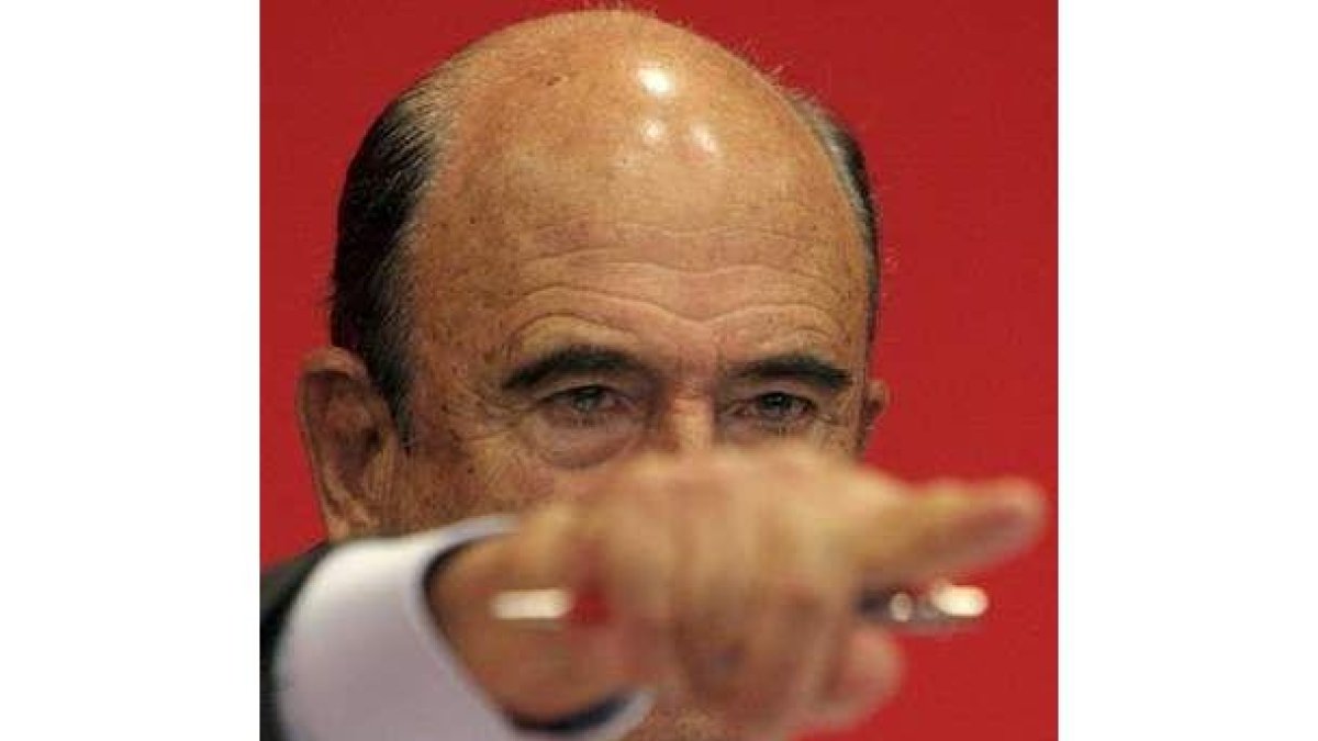 El presidente del Banco Santander, Emilio Botín.