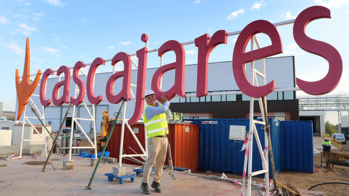 La nueva fábrica de Cascajares, que se inaugurará el 2 de octubre. BRÁGIMO