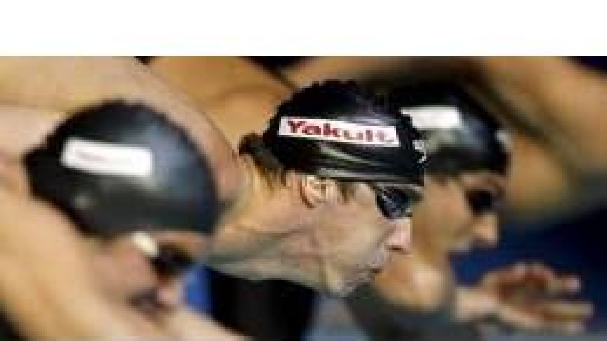 Phelps en la salida de los 100 mariposa