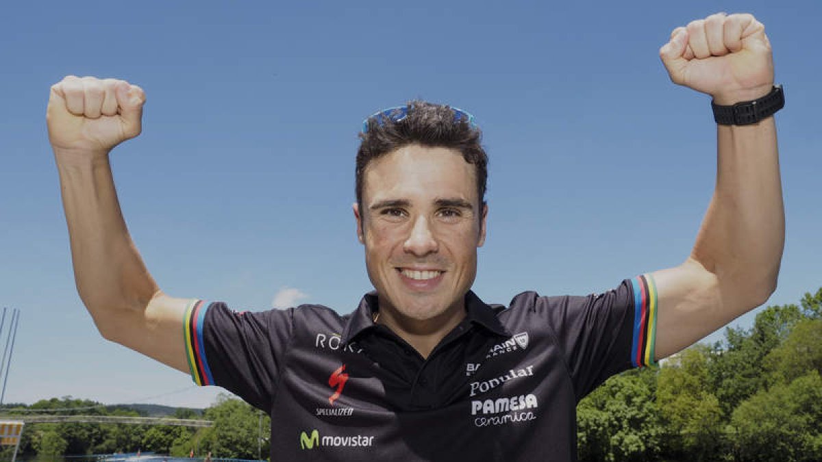 El triatleta gallego Javier Gómez Noya. ELISEO TRIGO