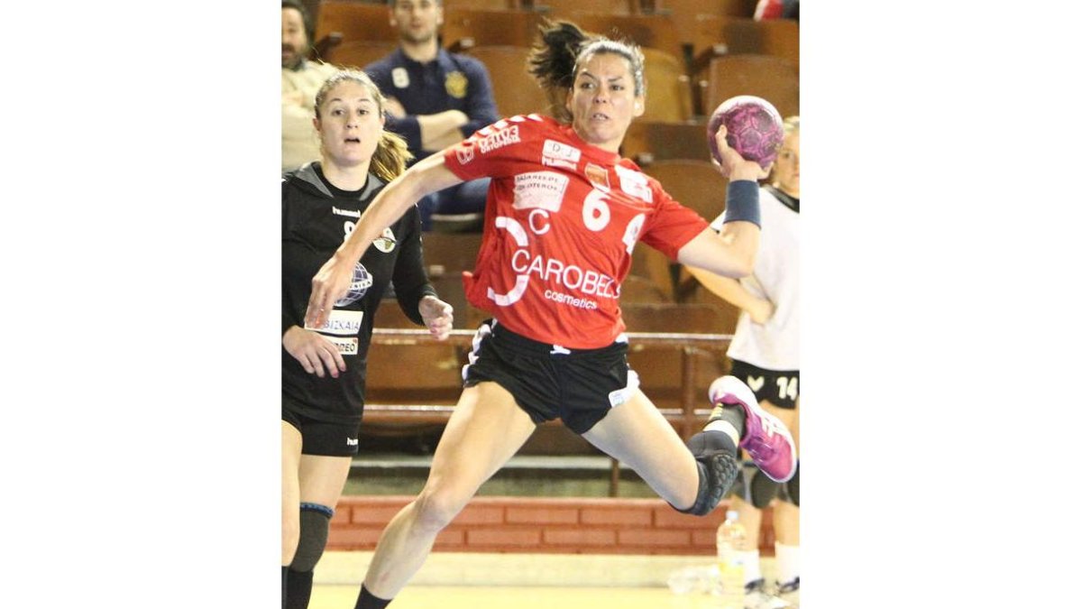 Raquel Caño, en un partido del Palacio.