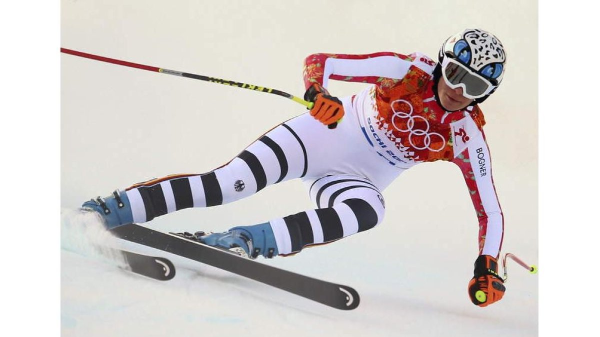 La alemana Hoelf-Riesch se apuntó la supercombinada.