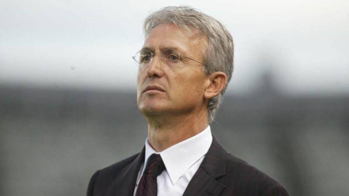 Benito Floro, cuando dirigía al Mallorca.