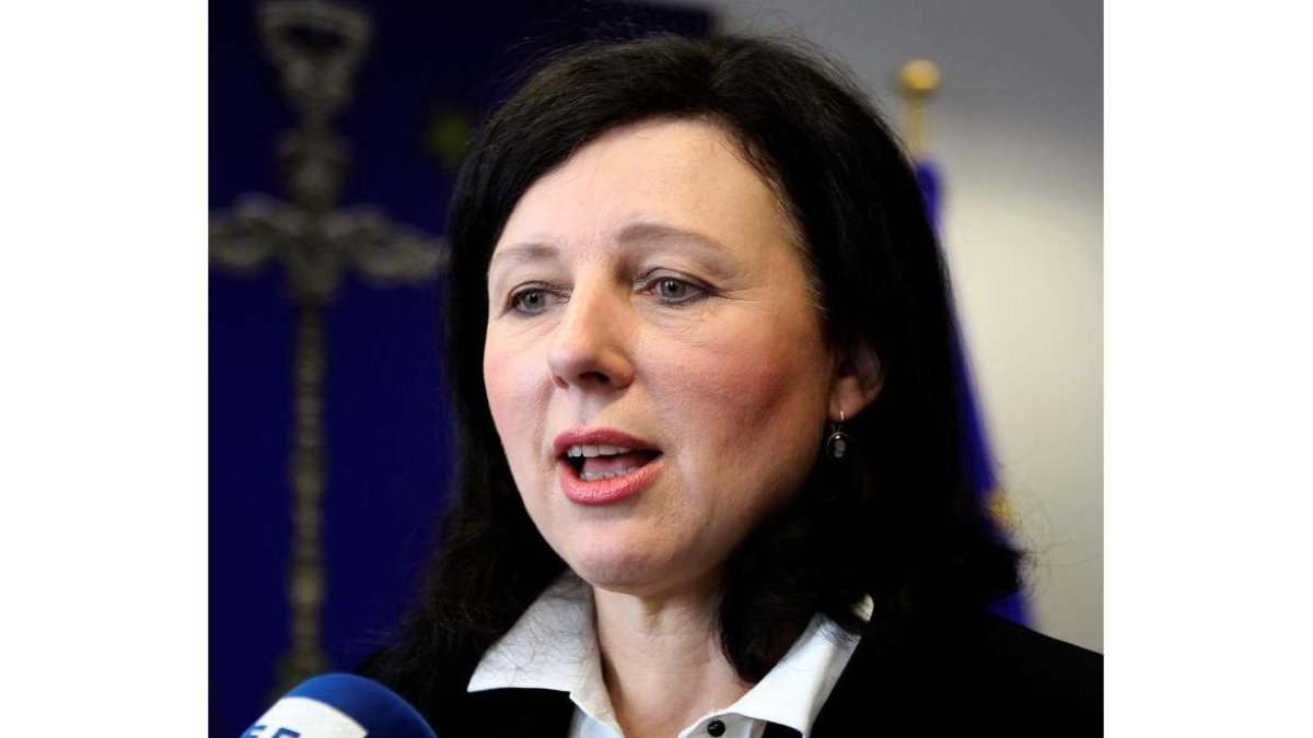 La comisaria europea de Protección de los Consumidores, Vera Jourová. PATRICIA TORRES