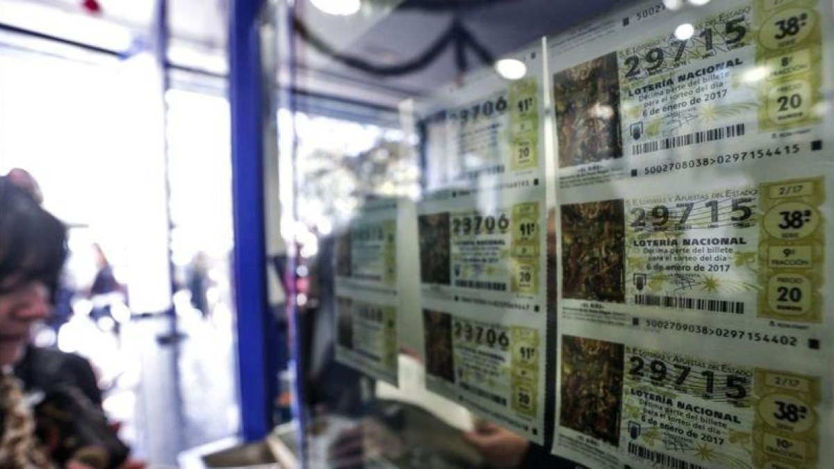Billetes del sorteo de El Niño.