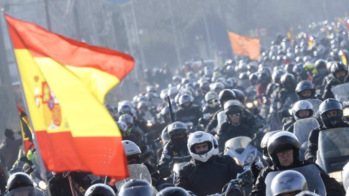 Imagen de la última concentración motera Pingüinos en Valladolid.