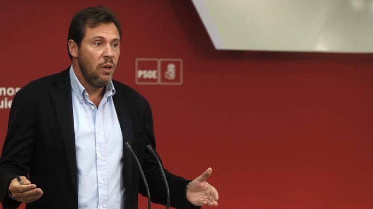 El portavoz de la Ejecutiva del PSOE, Óscar Puente