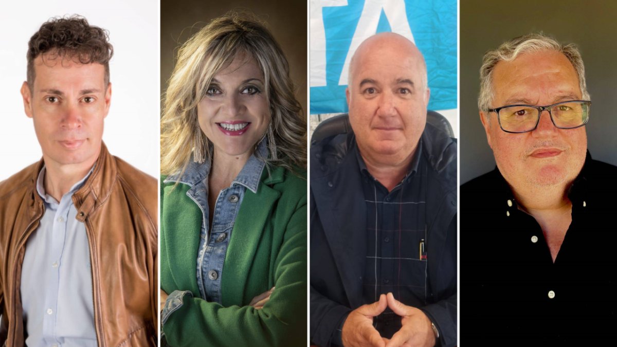 Mario Rivas (PSOE), Silvia Mozo (Podemos-IU), Roberto González (PP), José Luis Suárez Pastor (Vox). DL