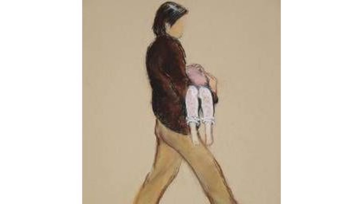 Retrato robot del presunto secuestrado difundido por la familia