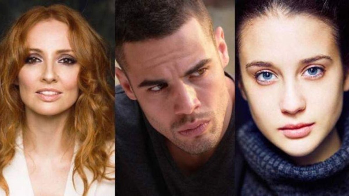 Cristina Castaño, Jesús Mosquera y María Pedraza.