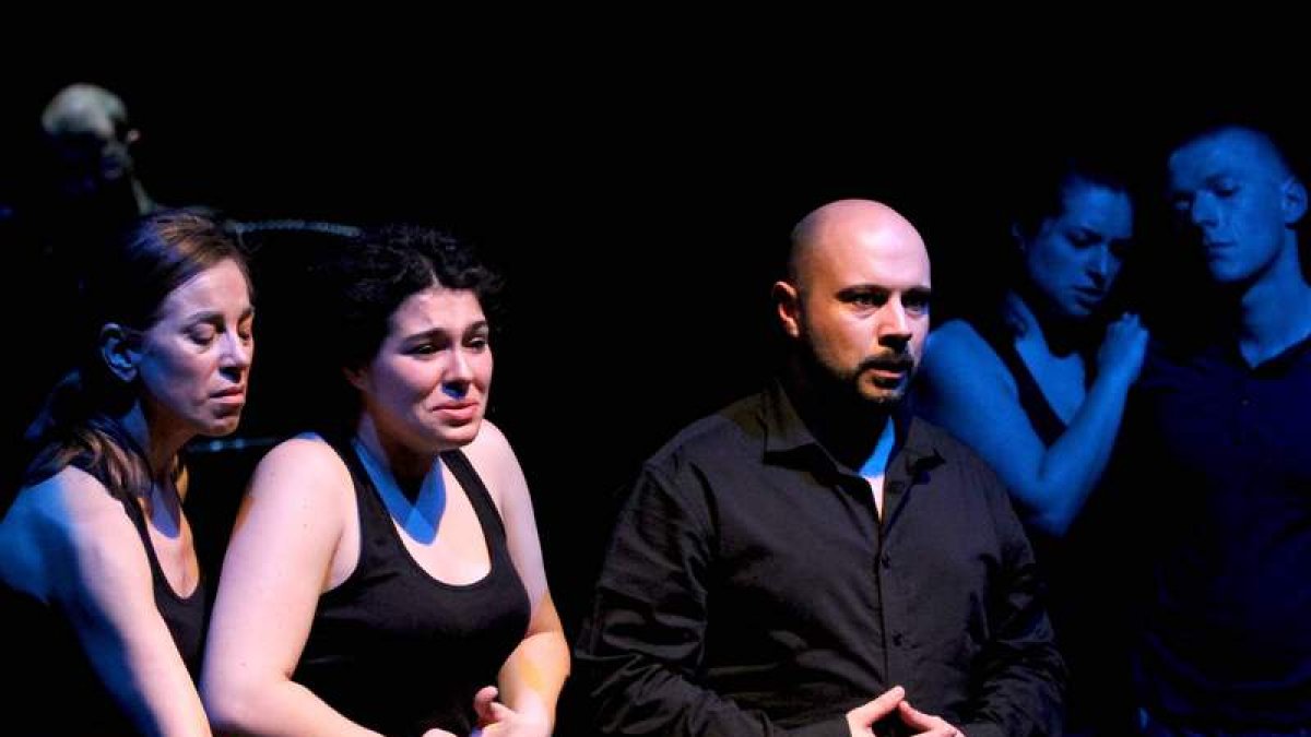 Una escena de la obra ‘La patada’, basada en el texto de Veiel y Schmidt.