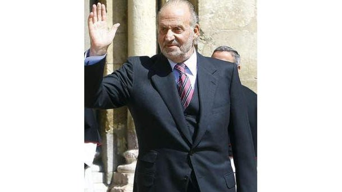 El Rey, en su última visita a León en mayo.