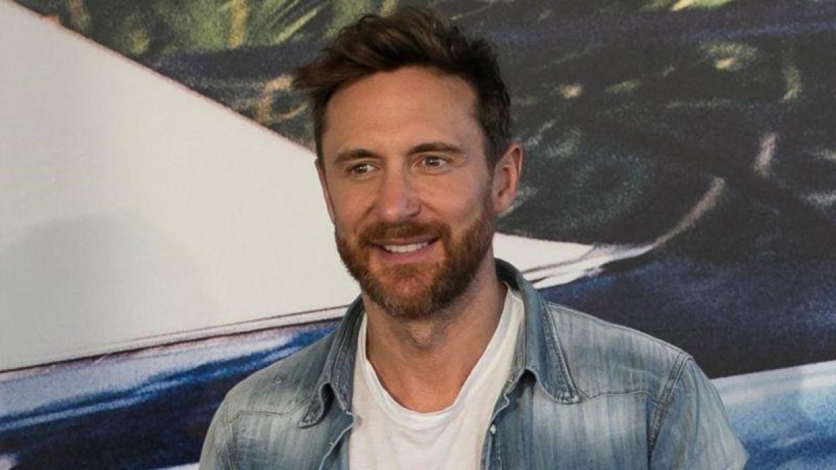 David Guetta posa en la presentacion en rueda de prensa de su nuevo album de estudio 7 en el que colaboran entre otros Jason Derulo, Sia, Justin Bieber y Nicki Minaj, el pasado miércoles en Madrid.