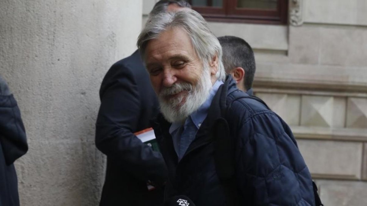 El exconsejero delegado de Adigsa José Antonio Fondevila, a su llegada, este martes, a la Audiencia de Barcelona.