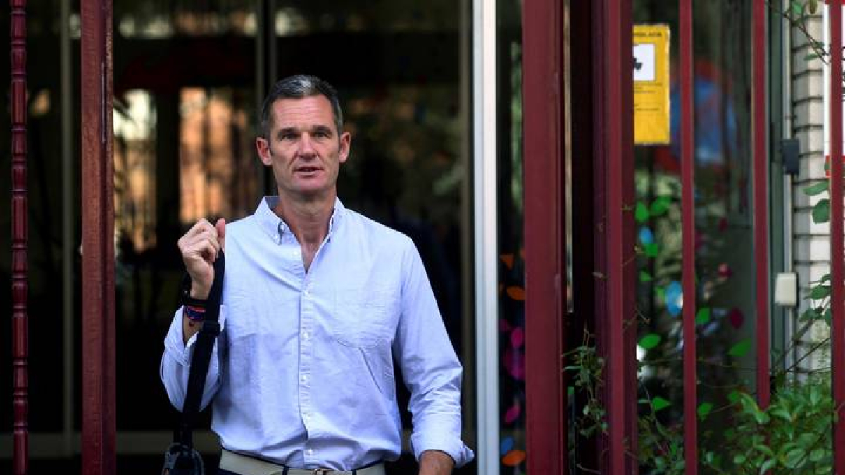 El que fuera marido de la infanta Cristina, Iñaqui Urdangarín.