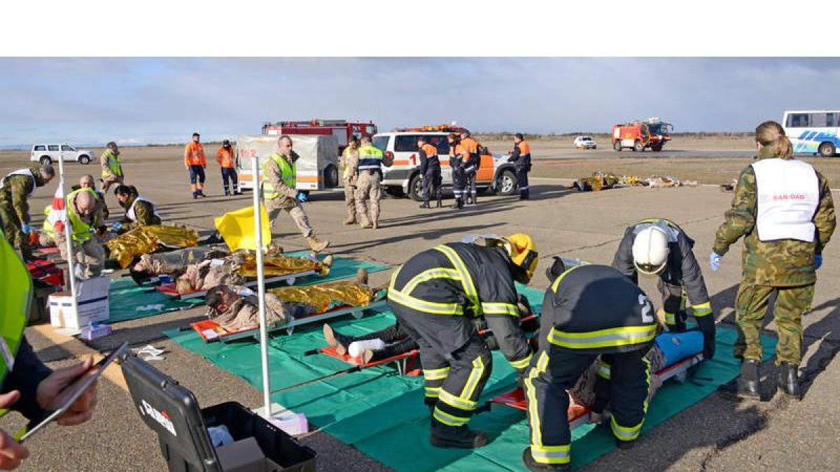 El trasiego de los servicios de emergencias resultaba alarmante. DL