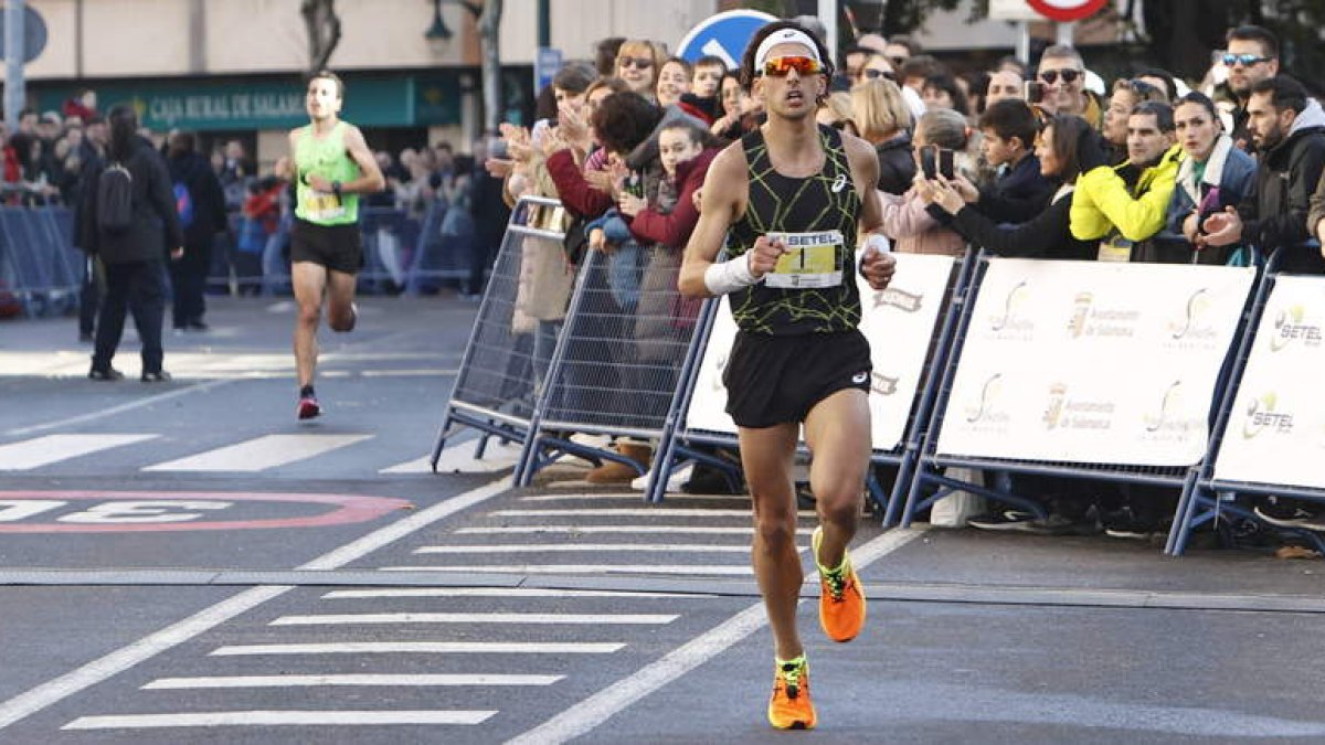 Jorge Blanco cruzó la línea de meta en la segunda posición. ALMEIDA/LA GACETA