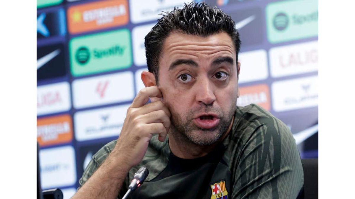 Xavi fue expulsado el pasado domingo ante el Getafe. QUIQUE GARCÍA