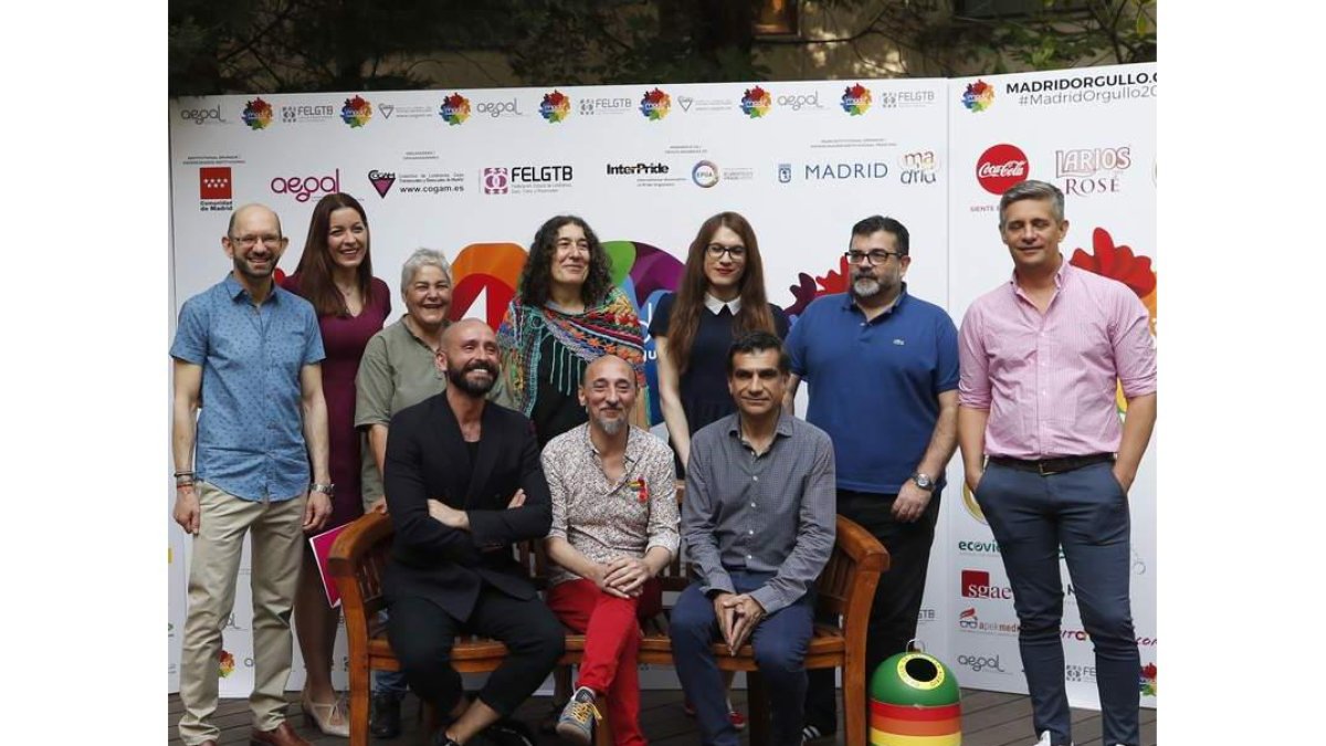 )Presentación en Madrid de los actos del Día LGTBI+