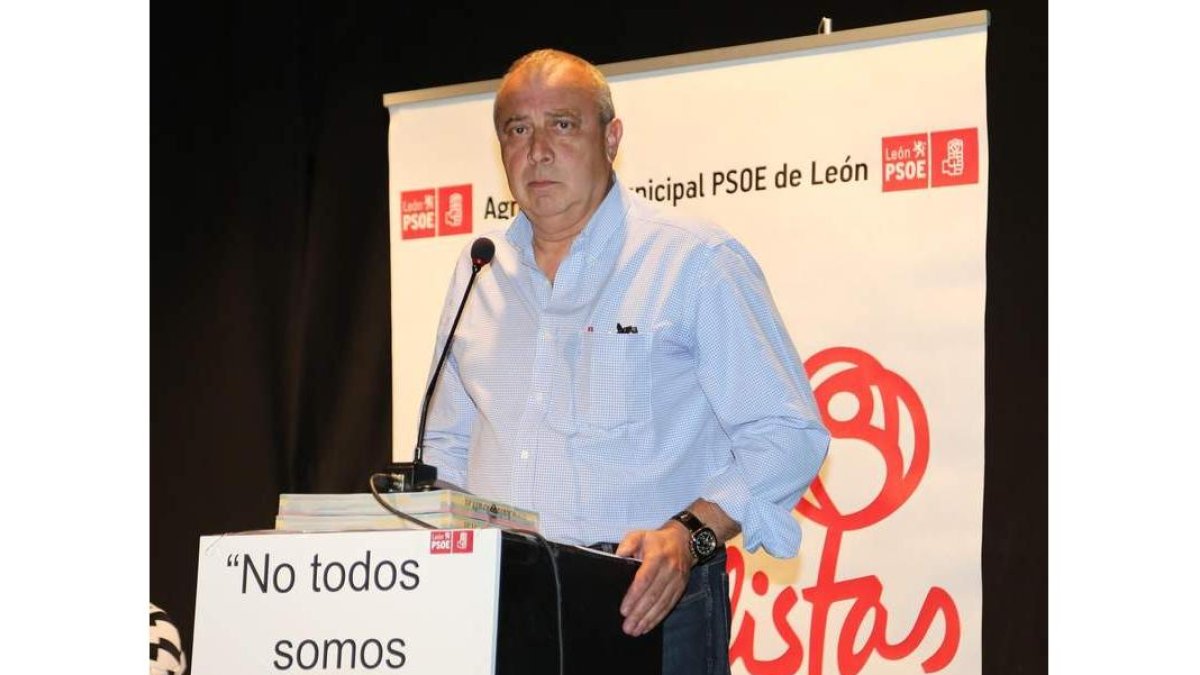 José Giménez, durante su intervención.