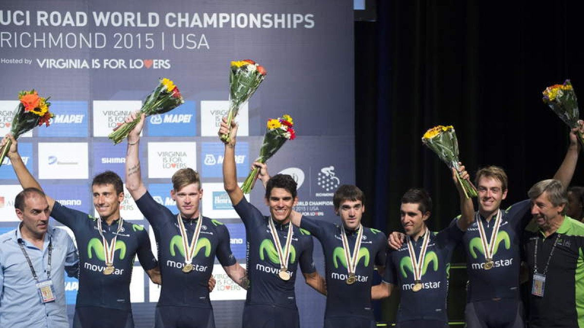 Los españoles del Movistar se colgaron el bronce.