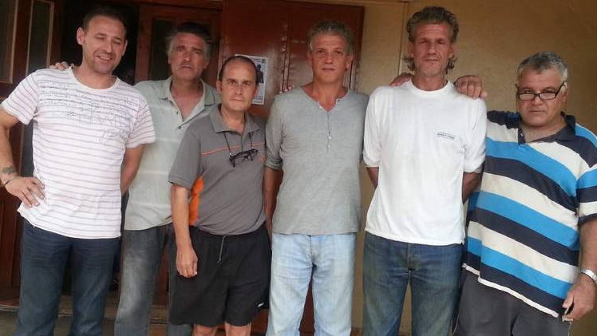 Antonio Valenzuela, Juan Carlos Gafo, Luis María Huerta, José y Enrique Mocholi y Ramiro González.