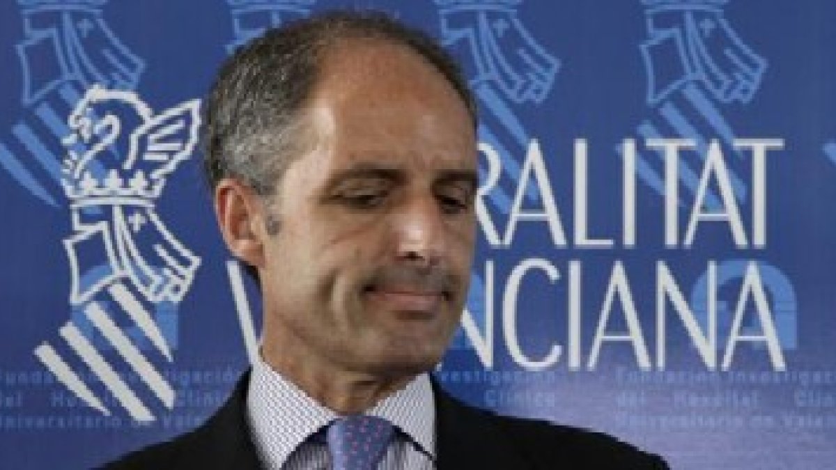 Presidente de la Generalitat, Francisco Camps.