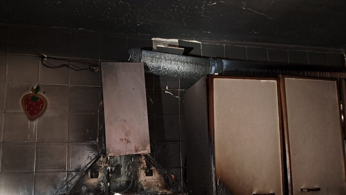 Foto facilitada por los Bomberos del incendio. DL