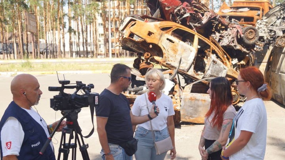 Foto de la serie exclusiva para el Diario de León sobre la invasión de Ucrania. La 8