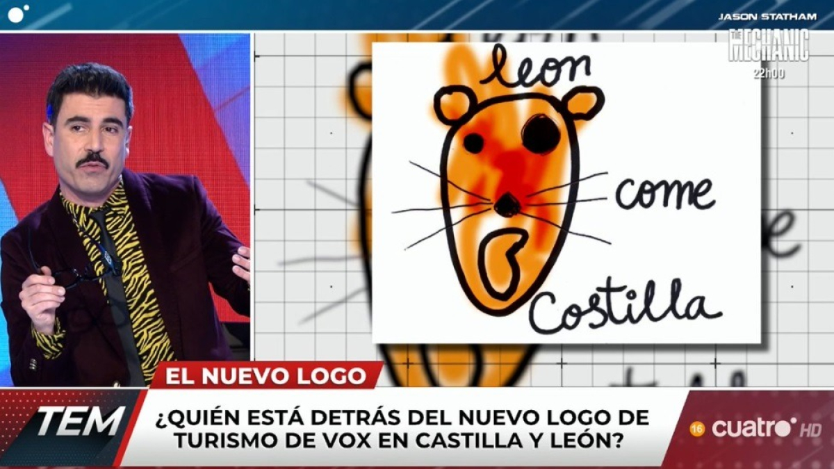 Captura del programa 'Todo es mentira' en el que se preguntan quién está detrás del polémico logo de la Junta. CUATRO