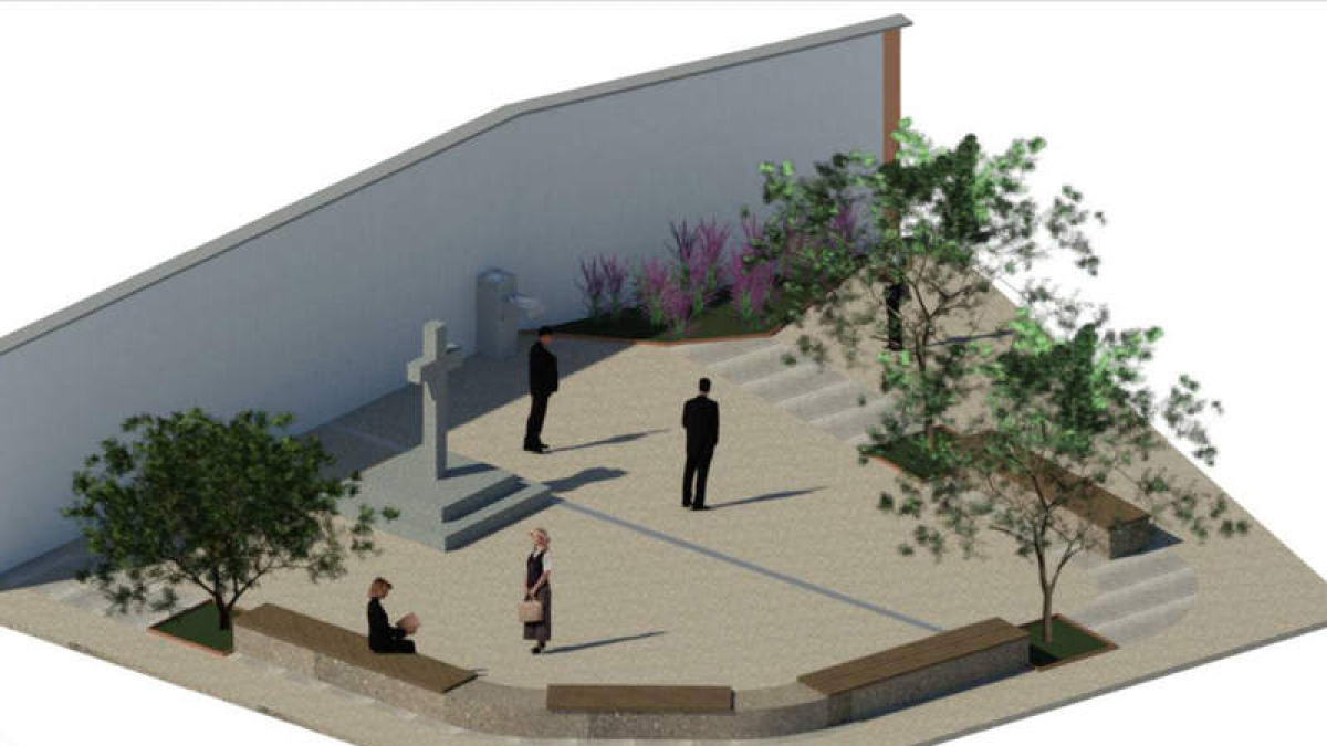 Recreación virtual del aspecto que tendrá la plaza tras su reforma. SANDRA FRANCO/JOSÉ RAMÓN FERRERO