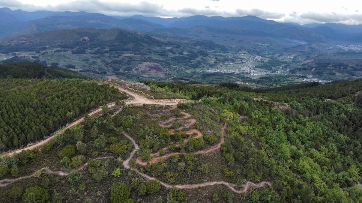 Imagen de archivo de los montes de Sancedo. 