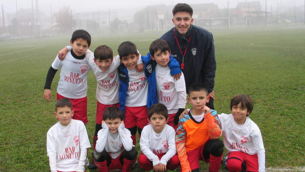 Equipo del Columbrianos de 1ª División Provincial Prebenjamín. MACÍAS