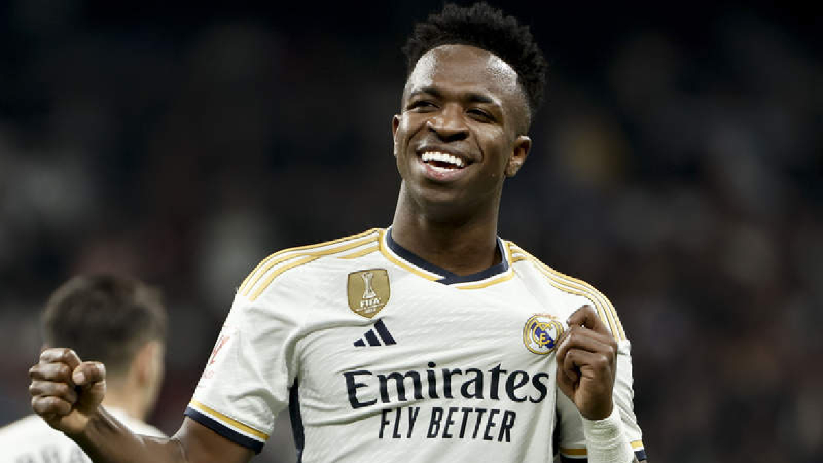 Vinicius fue protagonista de la final de la Supercopa con tres goles y una asistencia. SERGIO PÉREZ