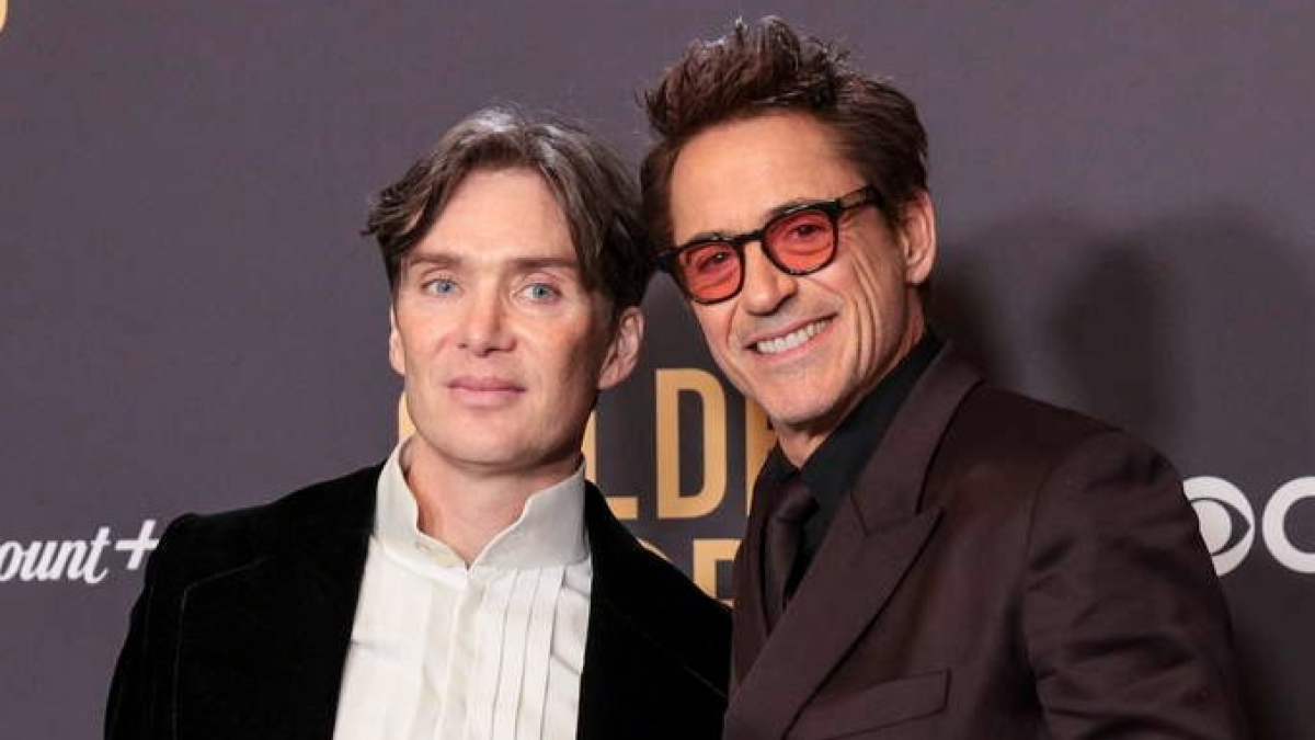 Cillian Murphy y Robert Downey Jr. ALLISON DINNER