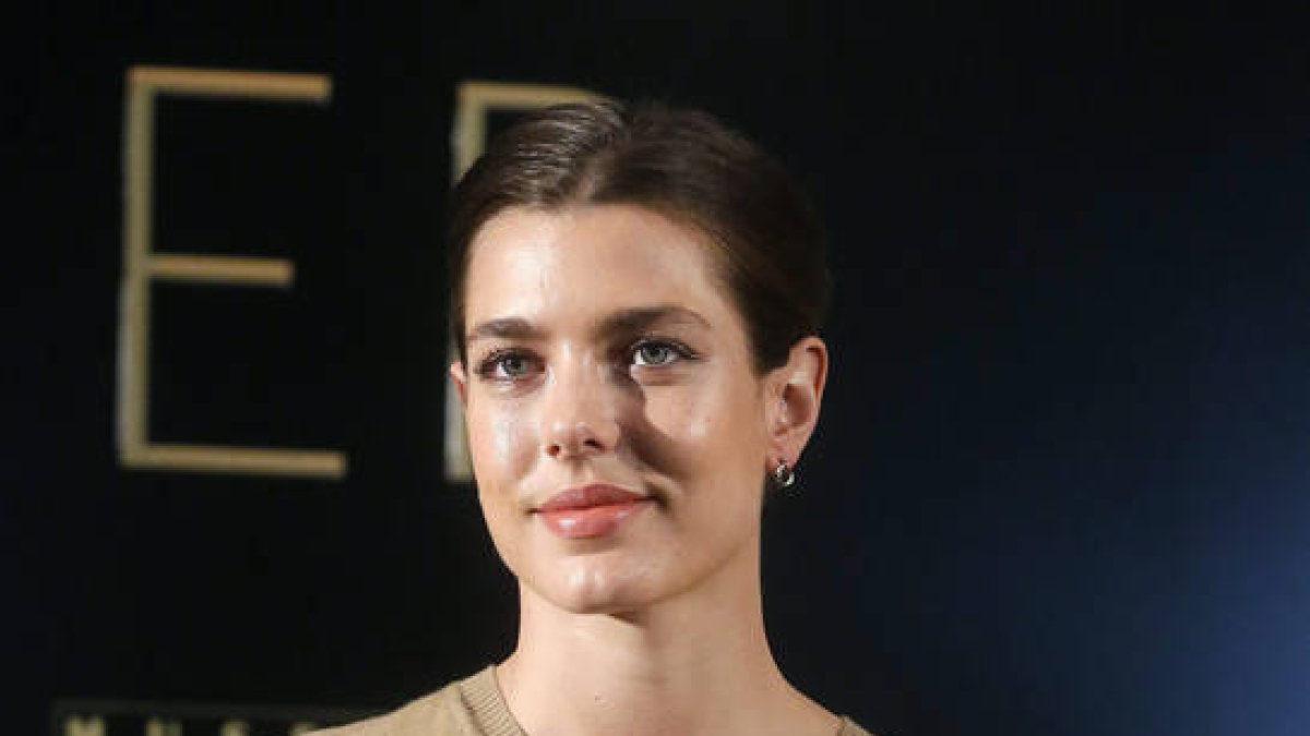 Carlota Casiraghidurante la presentación en el Museo Thyssen