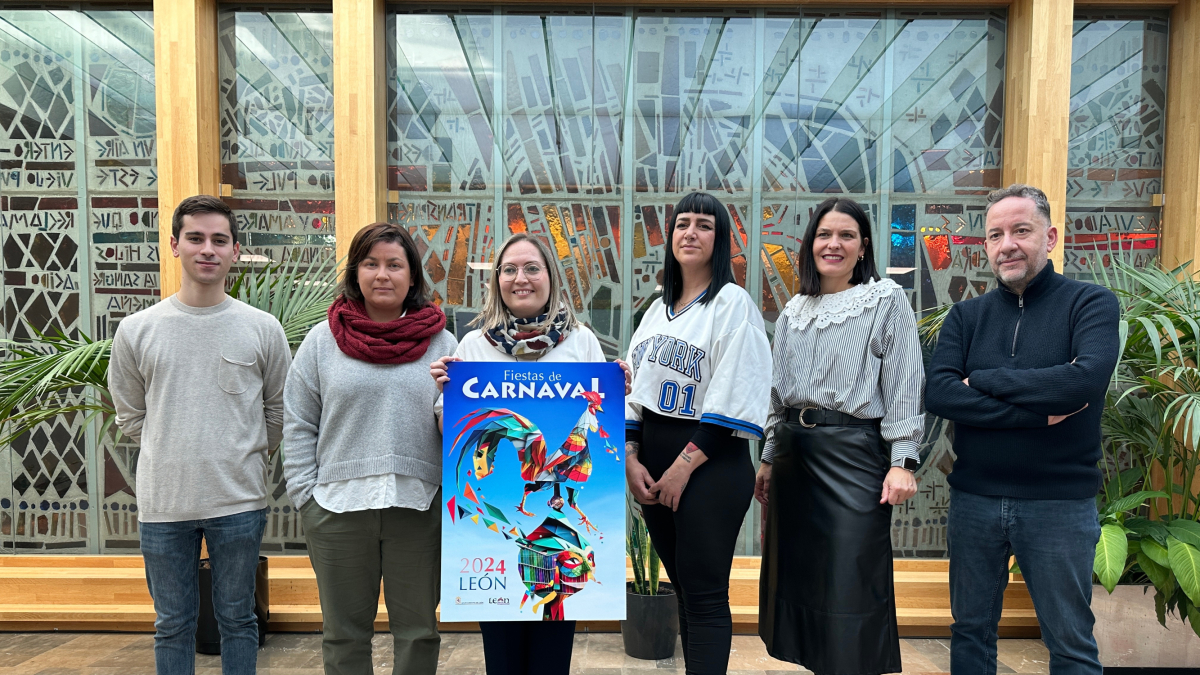 Jurado del cartel anunciador del Carnaval de León. AYUNTAMIENTO DE LEÓN