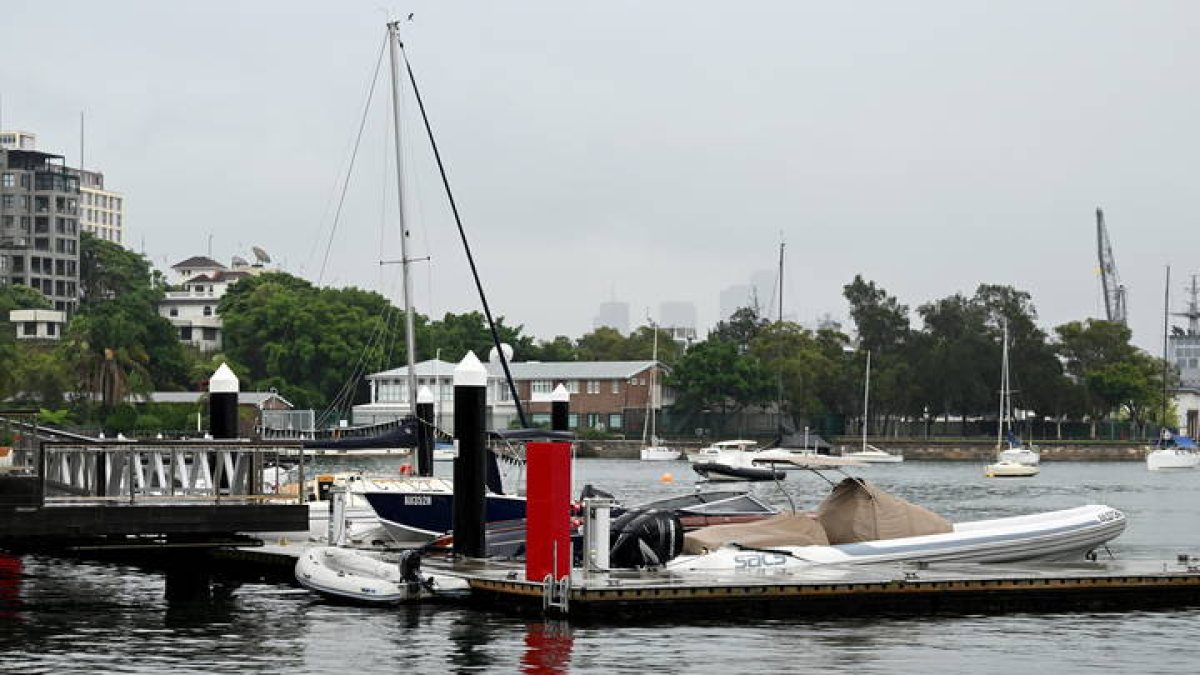 Vista general de la bahía de Sidney sonde un tiburón atacó a una mujer