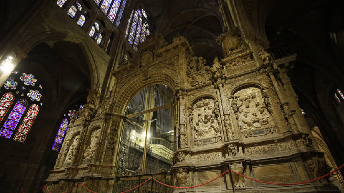 Trascoro de la Catedral de León.