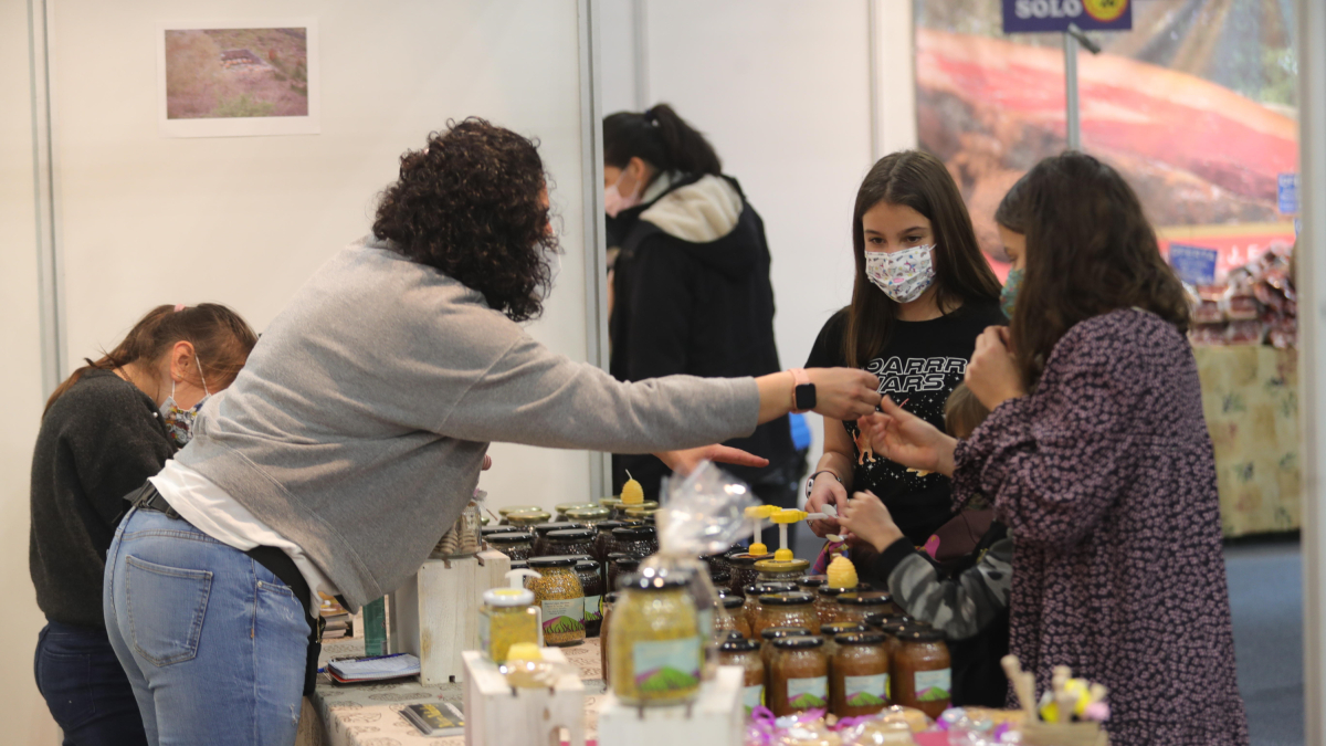 Una edición anterior de la Feria Agroalimentaria Villa de Bembibre