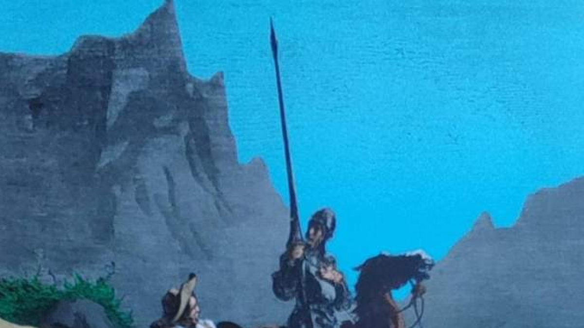 Ilustración, de Gustave Doré, en la portada de esta edición de EL QUIXOTE.