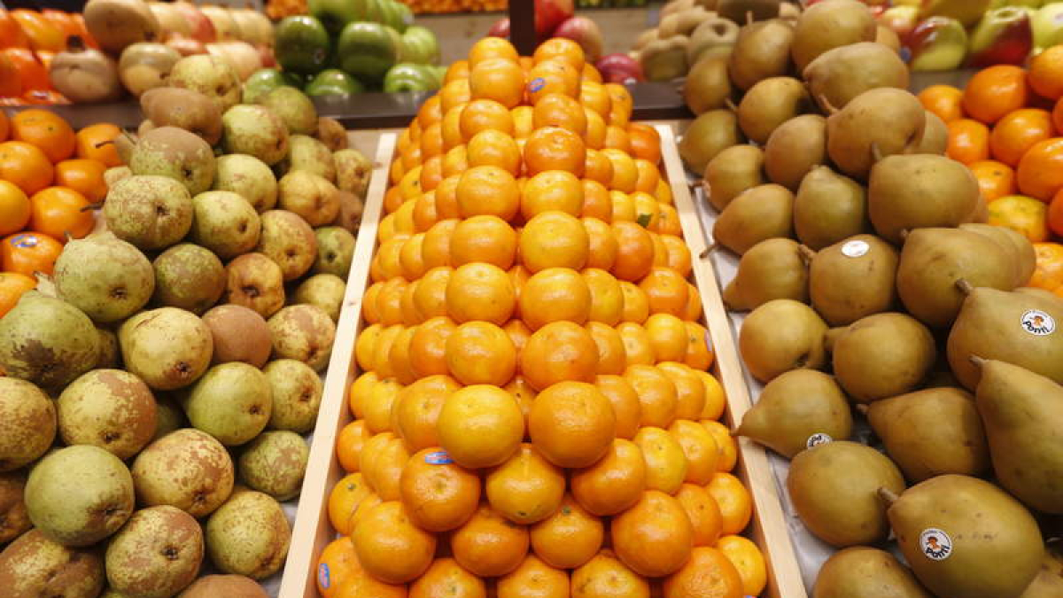 Alimentos en un supermercado. JESÚS F. SALVADORES