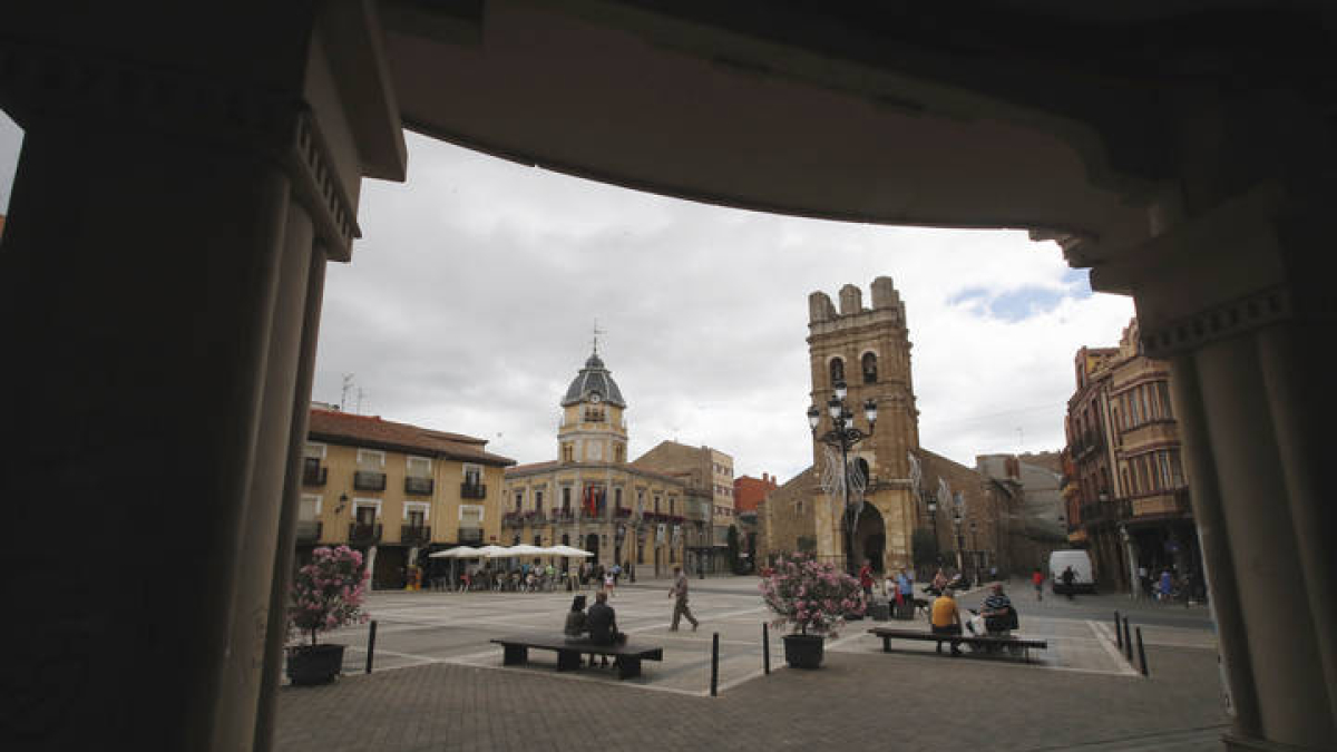 Plaza Mayor de La Bañeza.