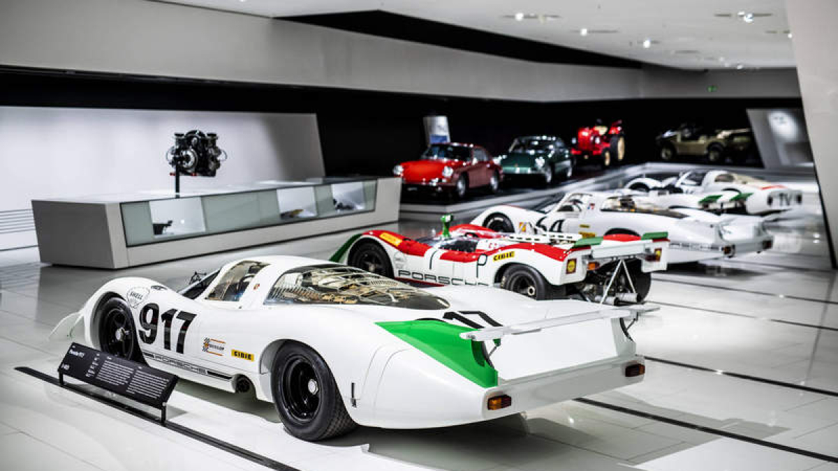 Vehículos en el Museo Porsche