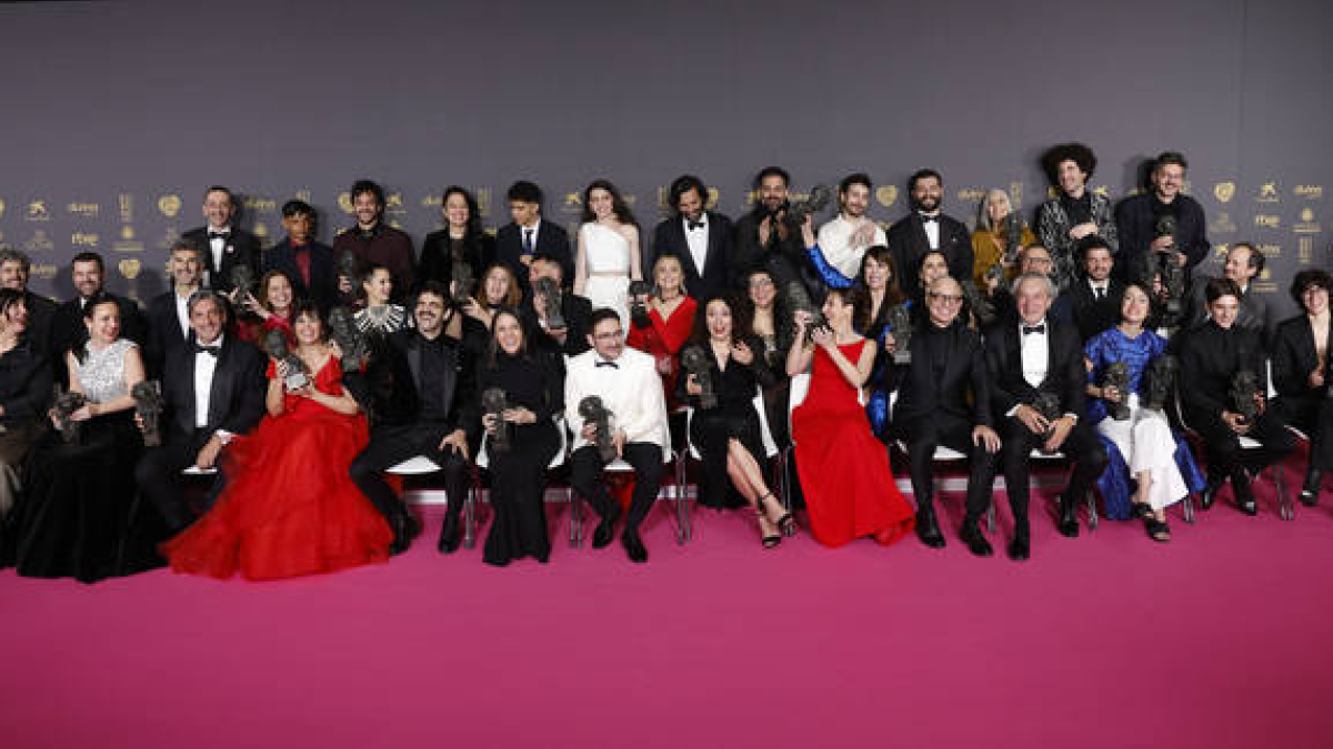 Gala de los Premios Goya celebrada en Valladolid.